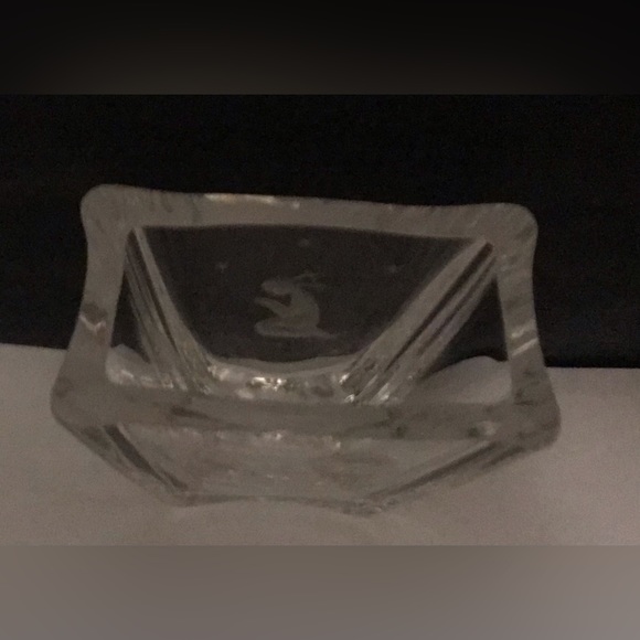 Vintage Skrufs Glasbruk Girl Praying Stars Vase - Picture 5 of 16